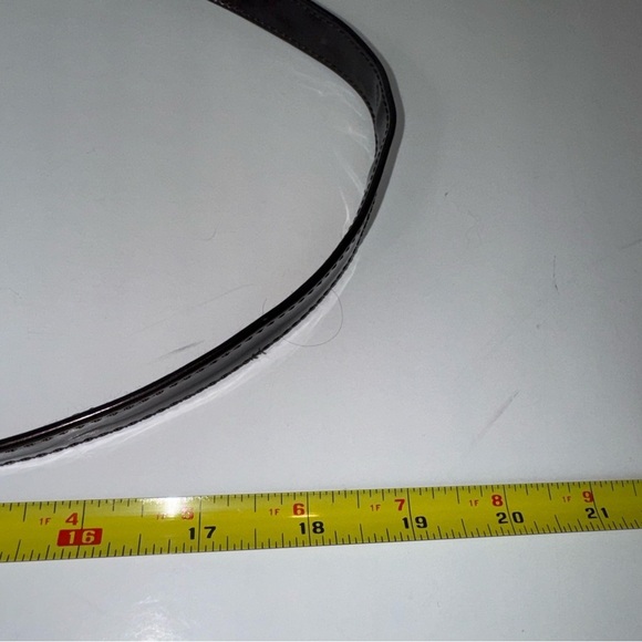 Beijo Brown Patent Top Handle Handbag Crossbody - Picture 15 of 16